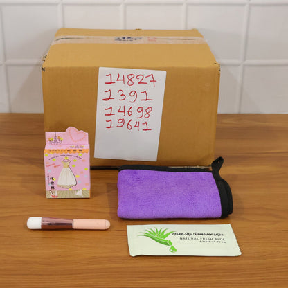 Travel-friendly 4 in 1 beauty care essentials gift set with pouch and tools