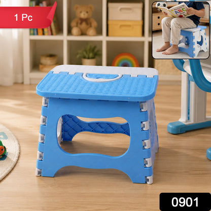 Side profile of lightweight plastic stool