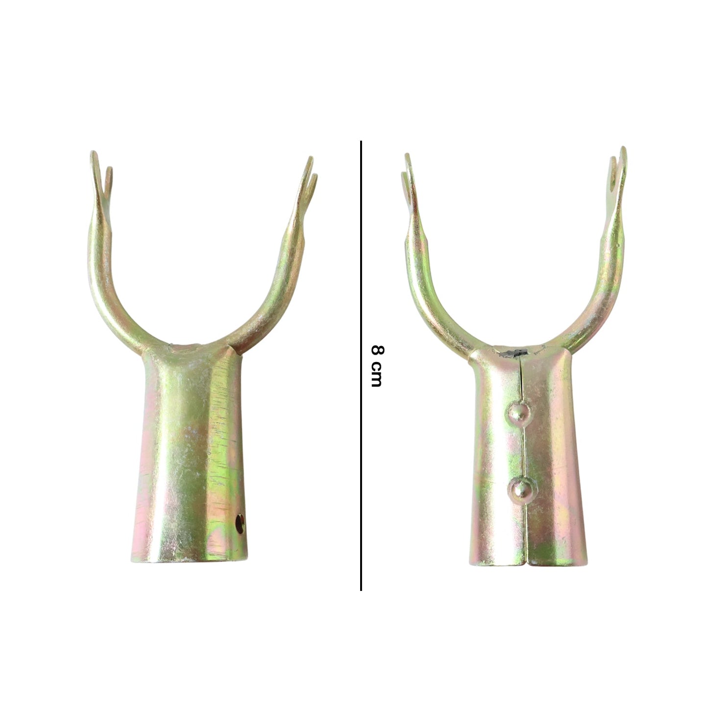 Manual fruit harvesting tool heads included in the 2 piece set