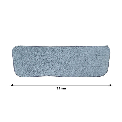 Flat mop microfiber cleaning cloth easy to attach and remove