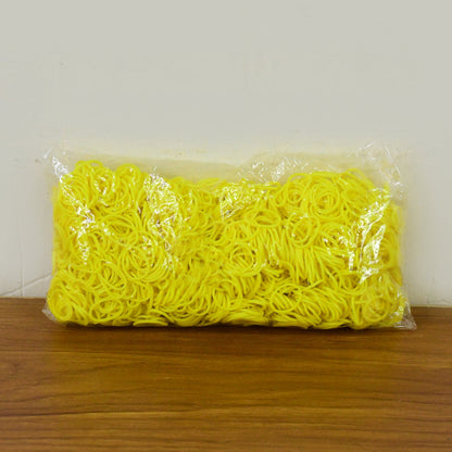 Multipurpose pack of elastic rubber bands for packaging and craft projects
