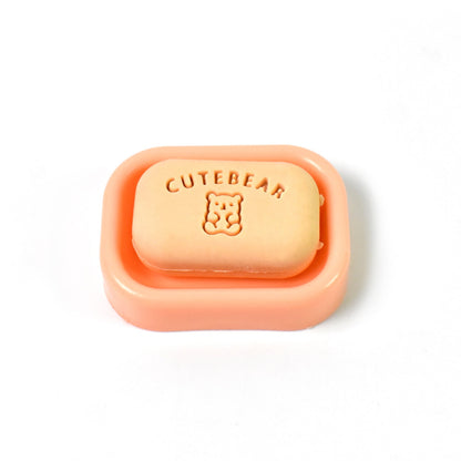 Assorted soap-shaped erasers packaged in a compact case