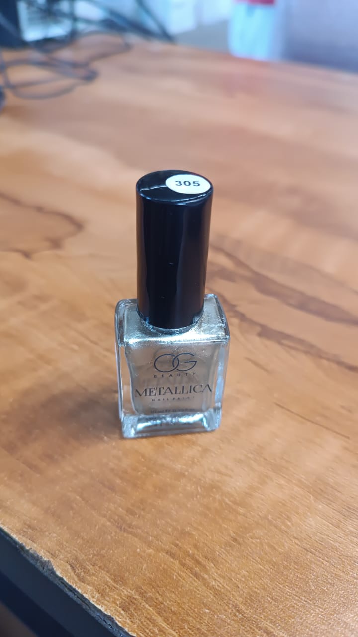 OG Beauty vintage brass metallic nail polish with long-lasting chip resistant formula