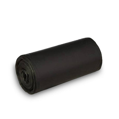Durable medium black garbage bag 24 x 32 inches for efficient waste disposal