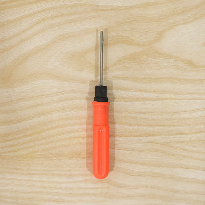 Live product shot of 2 in 1 screwdriver on wood surface