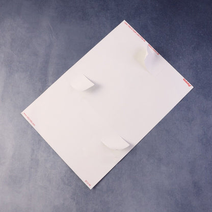 Permanent adhesive labels on A4 sheets for mailing and inventory tagging