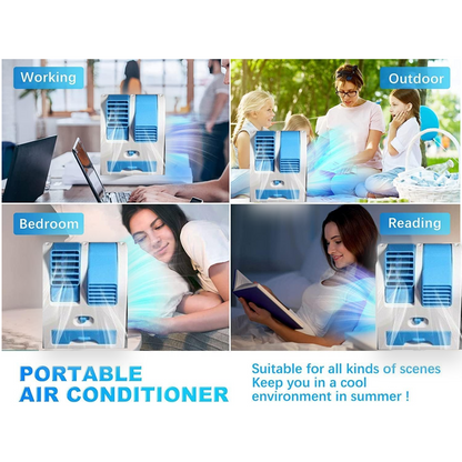 Additional view of mini bladeless air conditioner