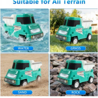 Toy construction dumper truck with sturdy plastic build
