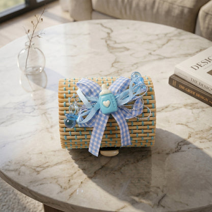 Decorative bamboo basket for candy & chocolates