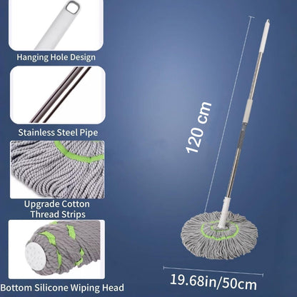 Size illustration of the Spin Mop