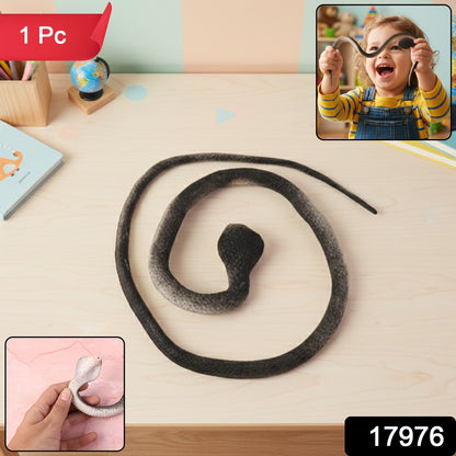 Flexible realistic dummy snake toy perfect for garden protection and fun