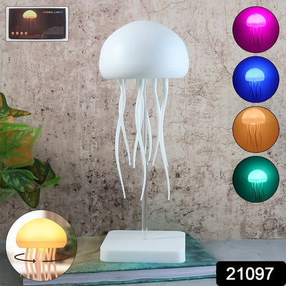 Decorative ambient LED mood light lamp with jellyfish design