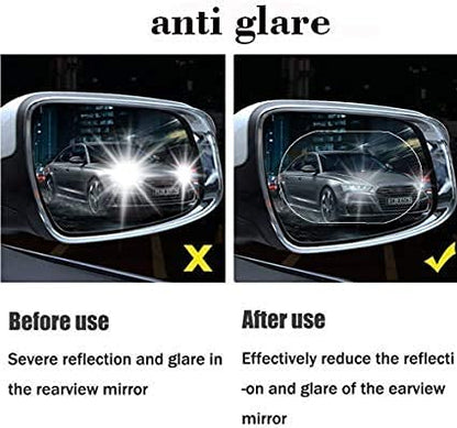 HD clear protective film applied on car side windows for fog resistance