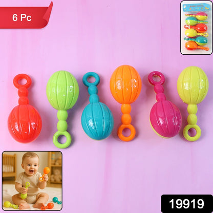 Tot Shake baby hand rattle with easy-grip loops