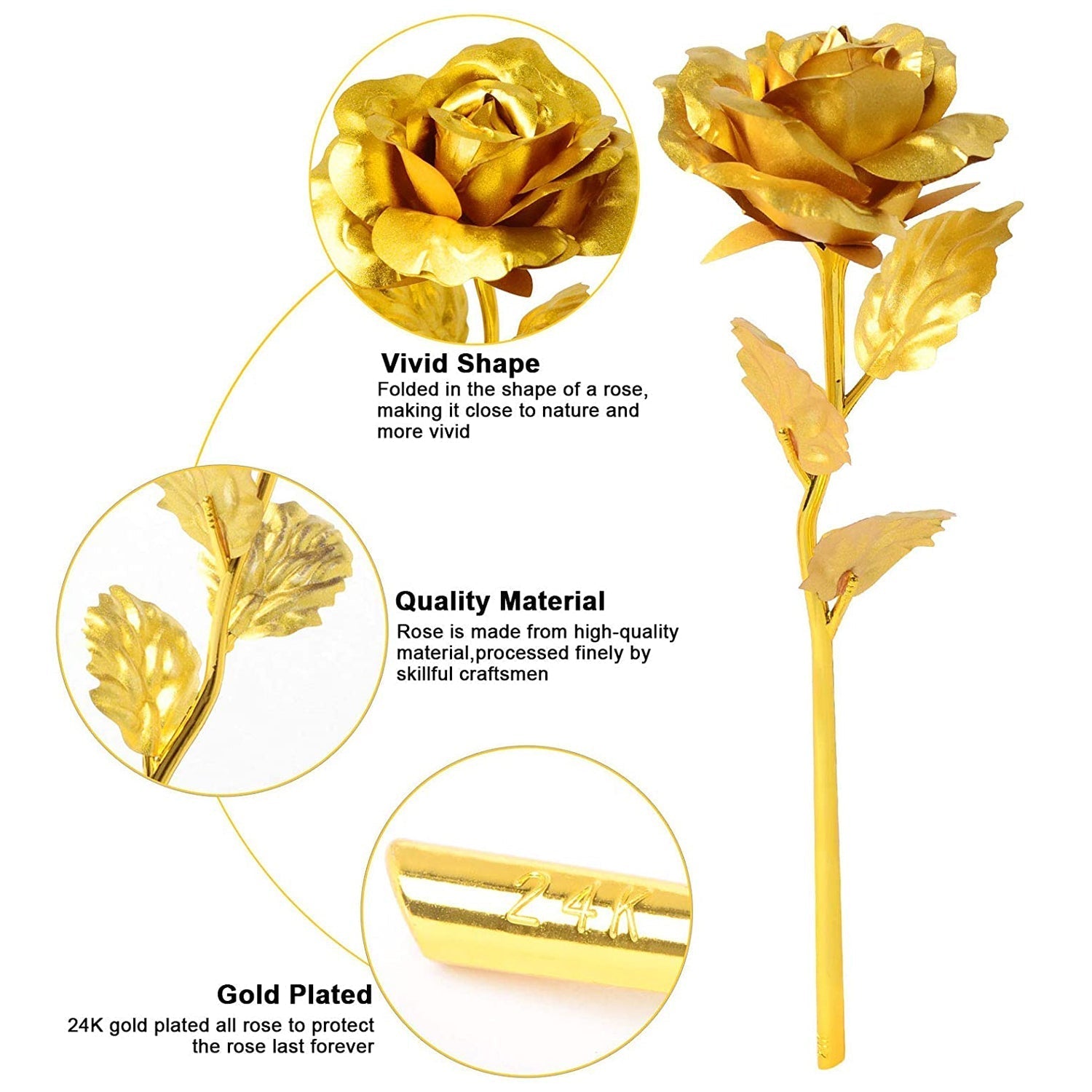 Close-up of golden rose decorative item in mixed color set