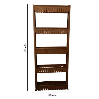 Additional view of portable kitchen storage rack