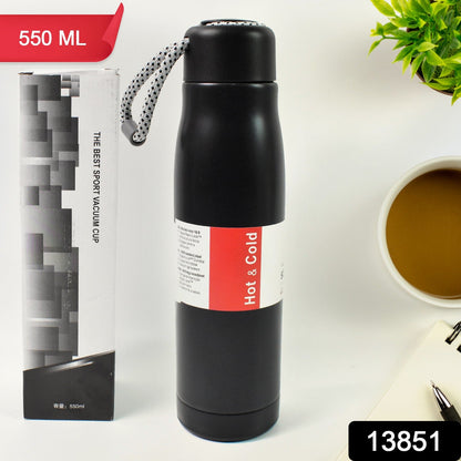 ChillGuard branded vacuum insulated water bottle showcasing its cold retention feature