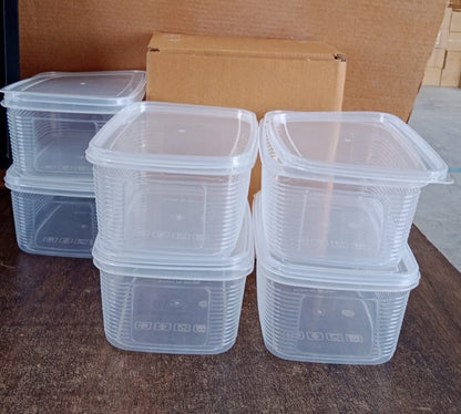 Food storage container lids with airtight snap-fit design for no spillage