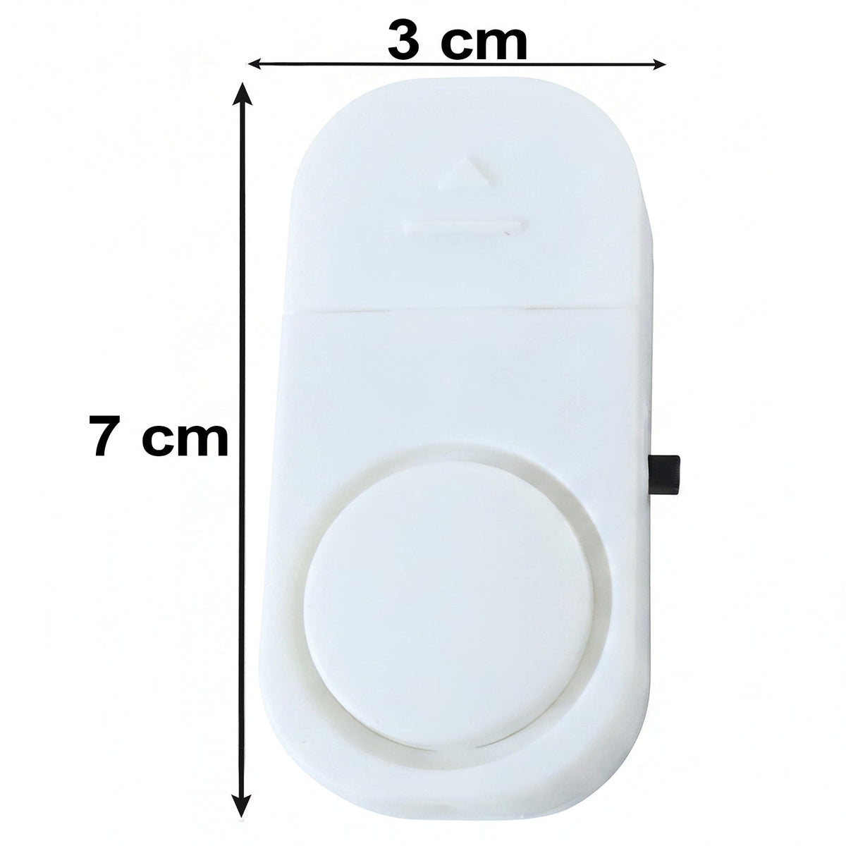 Magnetic door alarm size details