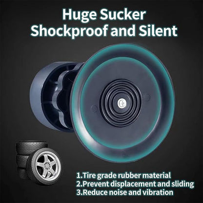 Anti-vibration furniture riser pads made from durable ABS plastic