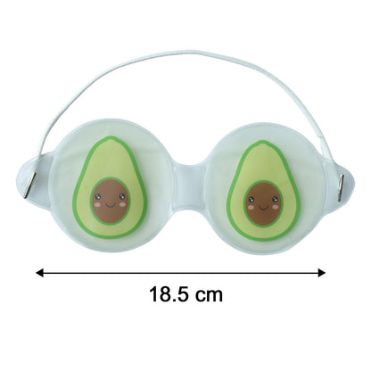 Portable eye care gel mask for home and travel use