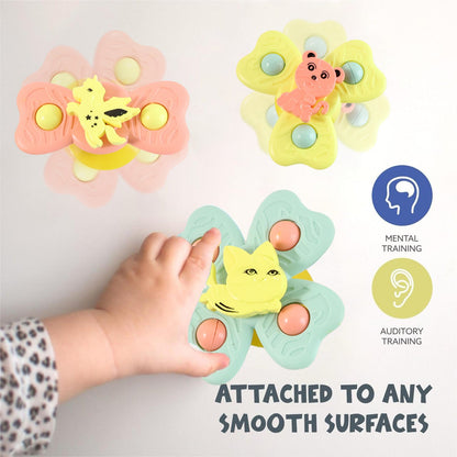 Baby Spinner Toy Set displayed with bright and colorful designs