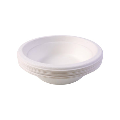 Stacked Vegnar disposable food bowls for compact storage