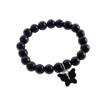 Beaded bracelet glowing under soft light for fashionable look