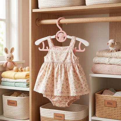 Small size nursery wardrobe hanger in bright colors