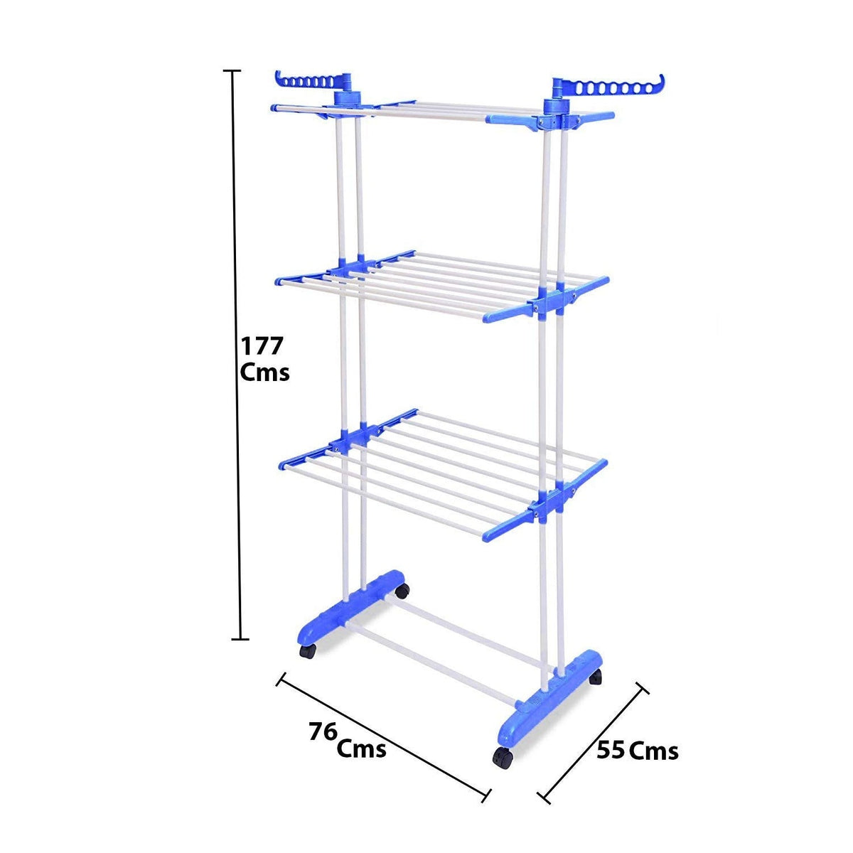 Multi-layer laundry drying stand suitable for indoor and outdoor use