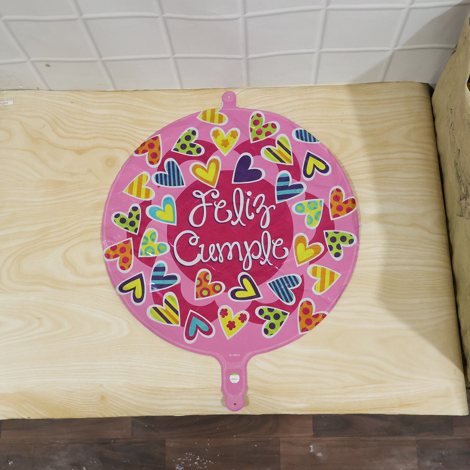 Festive foil balloon for celebrations