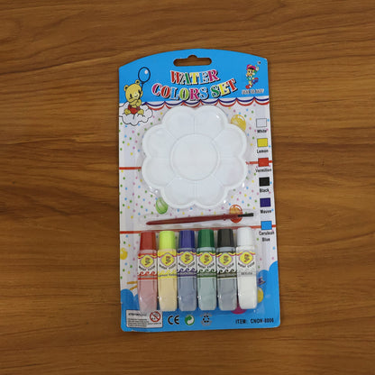 Kids craft watercolour set featuring brush and palette