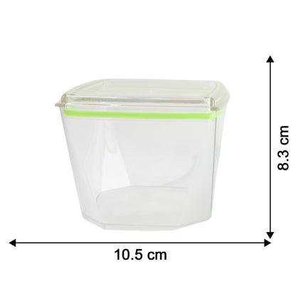 Dimension overview for 500ml leak-proof food storage containers