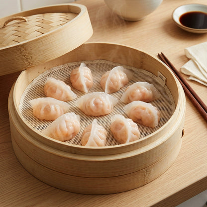 Cotton steam mat for food steamer, durable and reusable