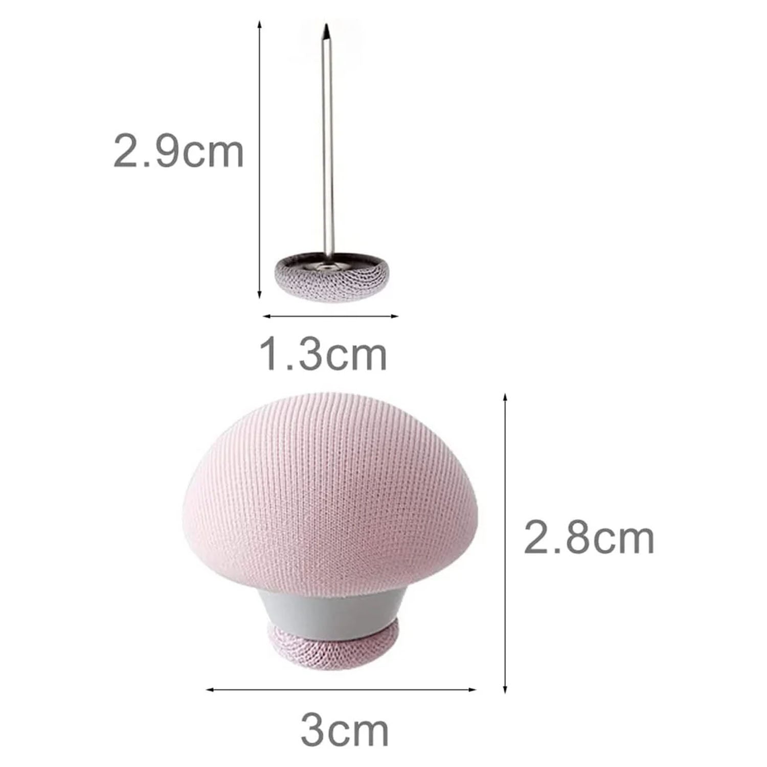 Size guide showing dimensions of Soft Duvet Button Clip