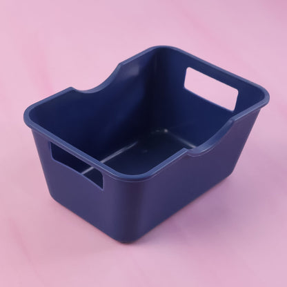 Storage basket organizer in neutral color ideal for home organization