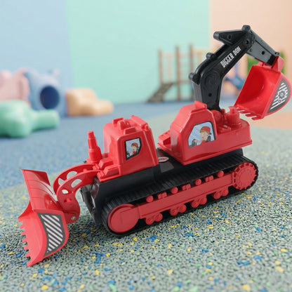 Plastic digger truck toy for role play
