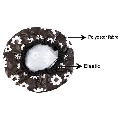 Stacked ceiling fan motor cover and blade covers in washable fabric