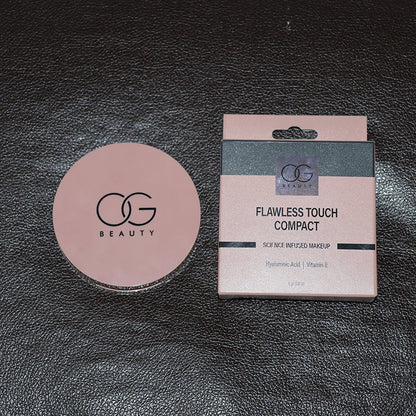 OG Beauty Java Compact Powder showing powder surface texture