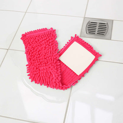 Mop refill pad ready to attach on mop frame for home floor cleaning