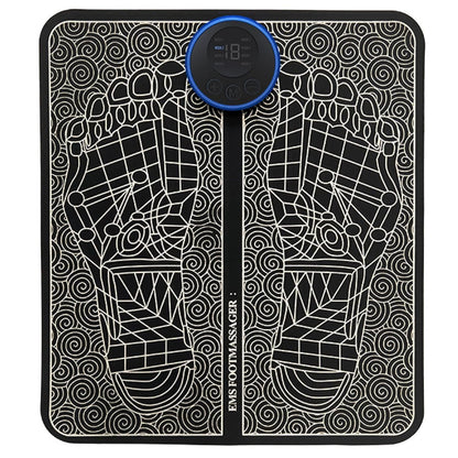 Foot EMS Pulse Massage Pad showing printed electrodes for comfort
