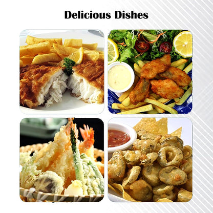Metallic frying basket tool for kitchen frying tasks
