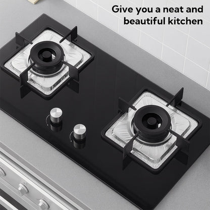 Aluminium gas stove protector cover for 23x23 cm burner