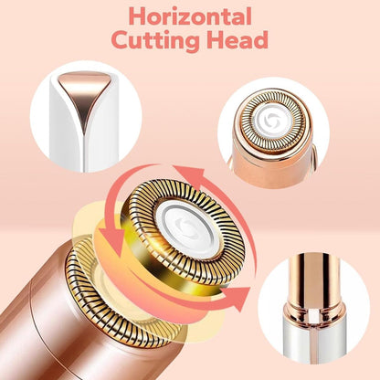 Rechargeable beauty hair remover device for smooth complexion
