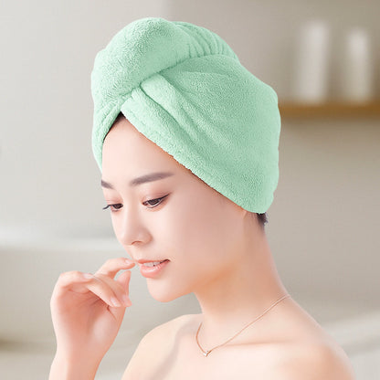 Close-up of premium microfiber fabric used in hair drying towel wrap