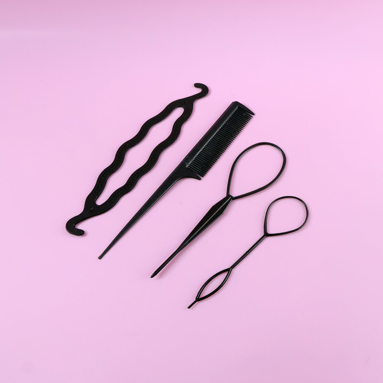 Hair styling accessory set for DIY hairdos