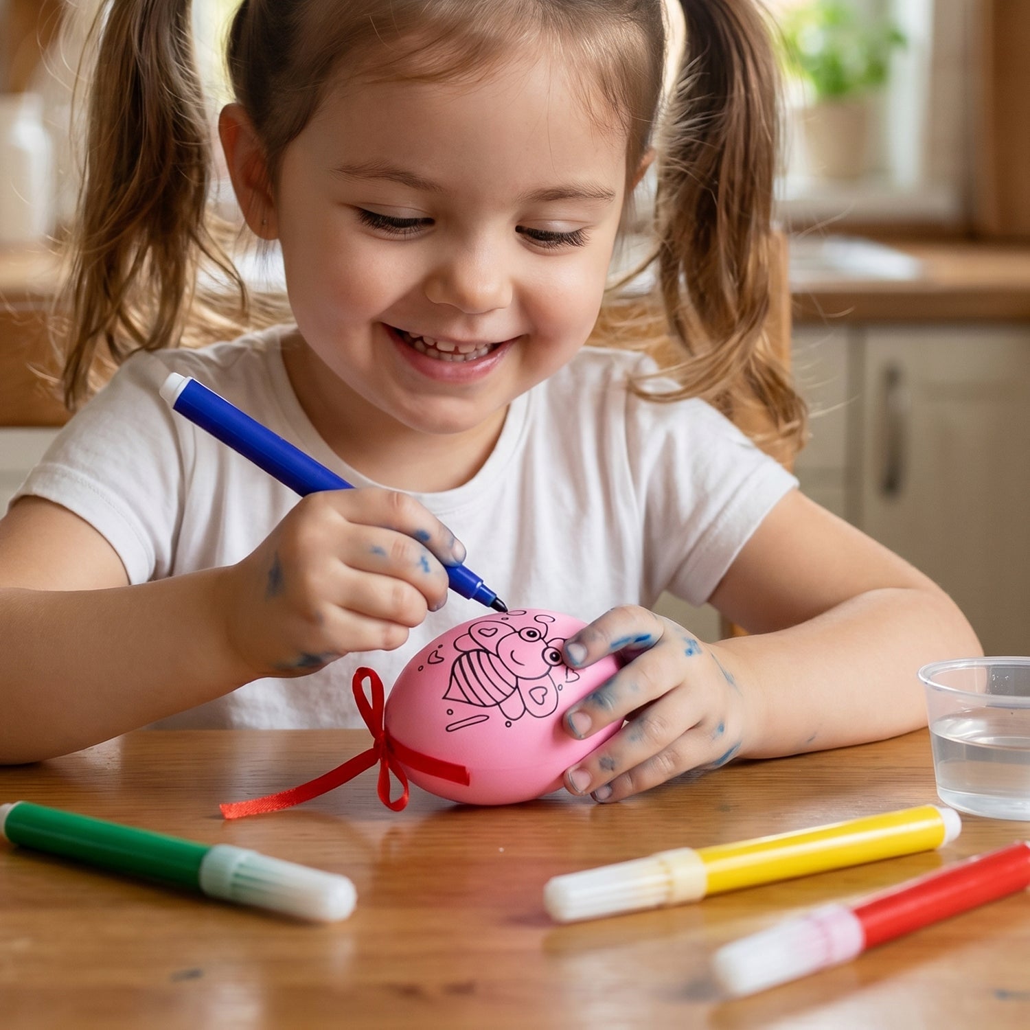 DIY decorative egg painting kit for childrenÕs arts and crafts