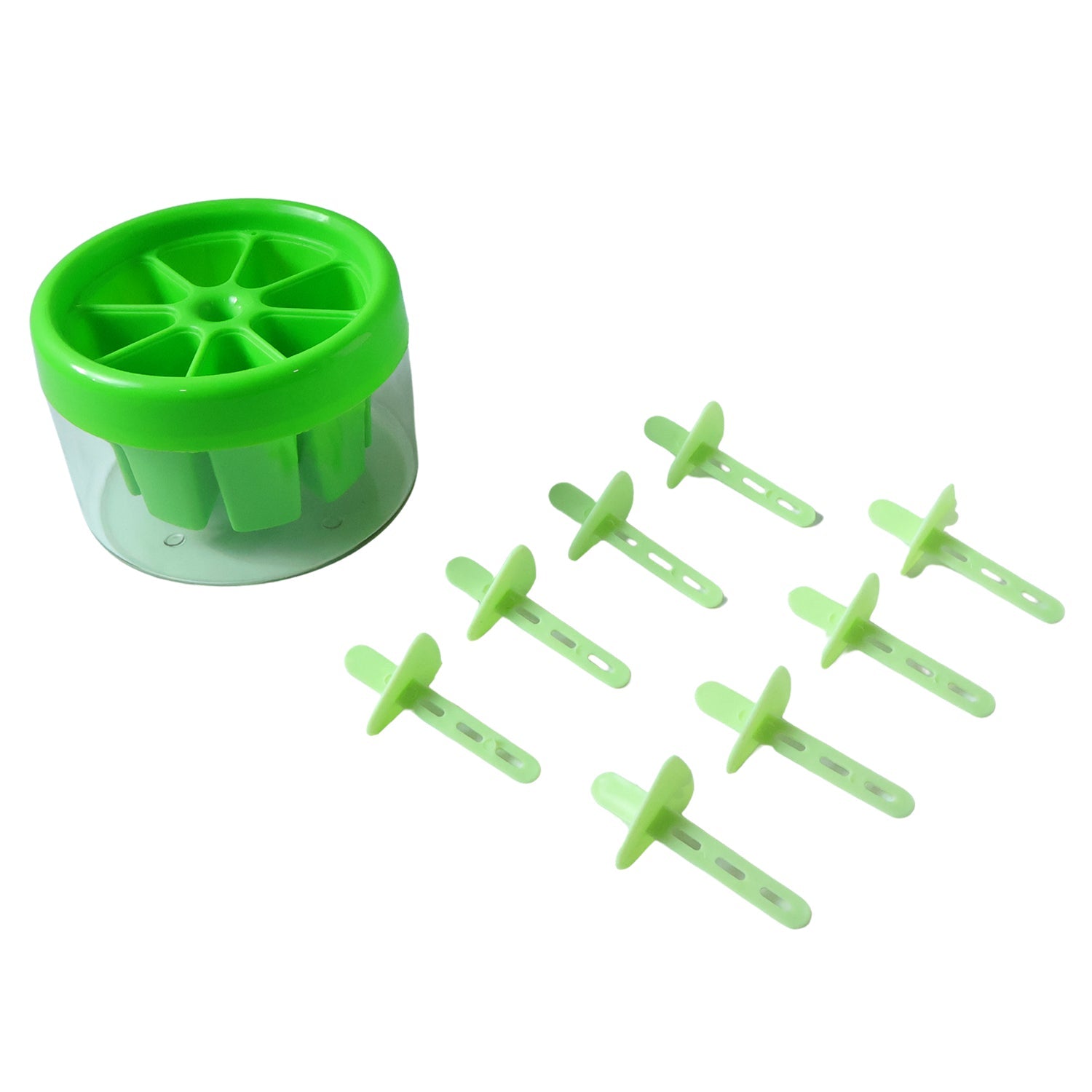 Ice candy mold set with easy release mechanism