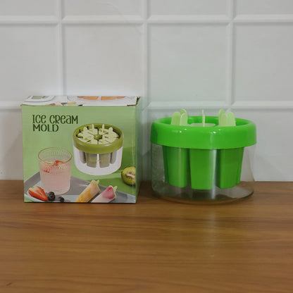 Reusable popsicle mold tray for summer desserts