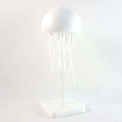 Colourful LED jellyfish lamp creating ambient lighting for home
